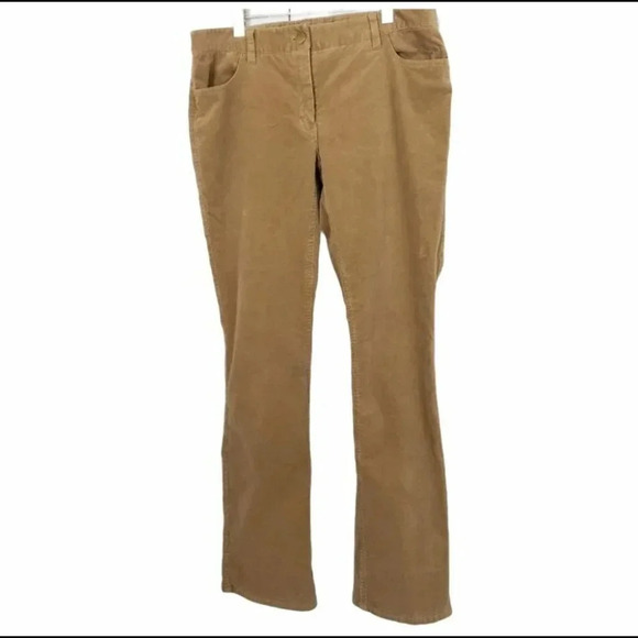 Evan Picone stretch women's  size 6 tan corduroy pants retro Y2K - Picture 1 of 4